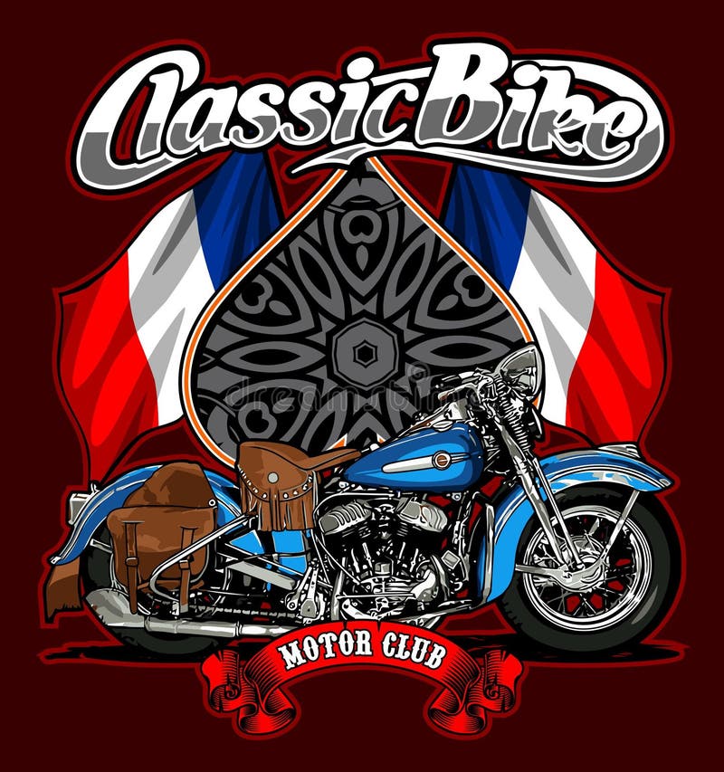 Bike and flag stock vector. Illustration of vehicle 264457623