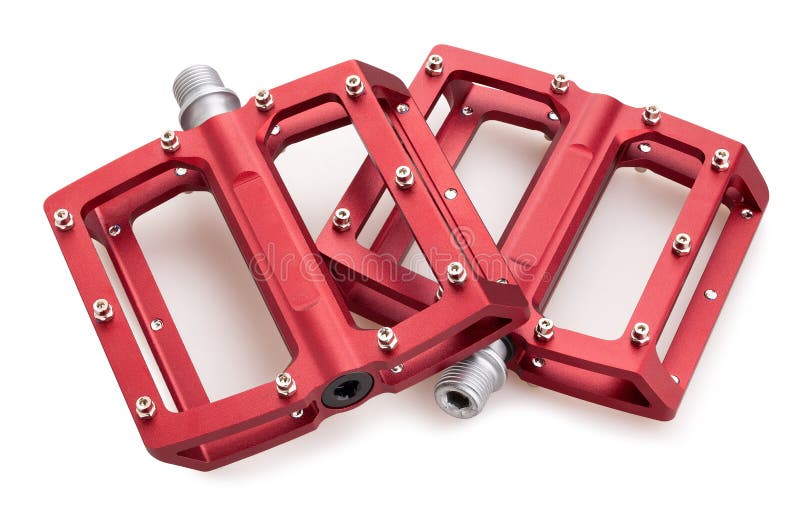Bike flat pedals stock photo. Image of spike, sport 175226818