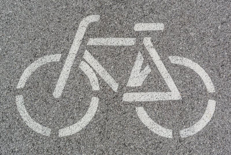 Bike lane sign