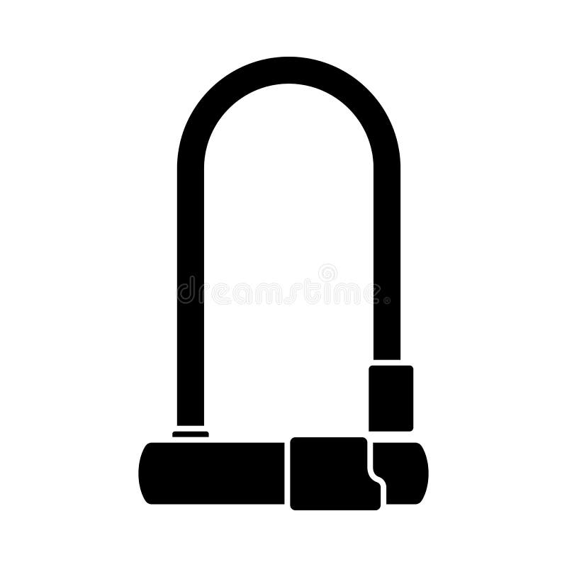 Bike Lock Icon stock vector. Illustration of icon, safeguard 209260952