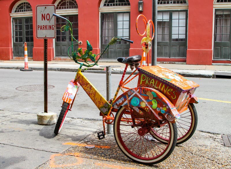 Bike at The Magnolia Candy Kitchen in New Orleans