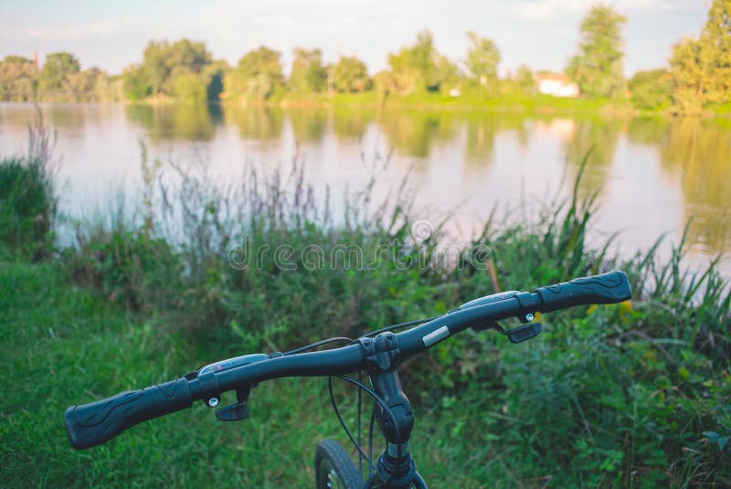 Bike on the river