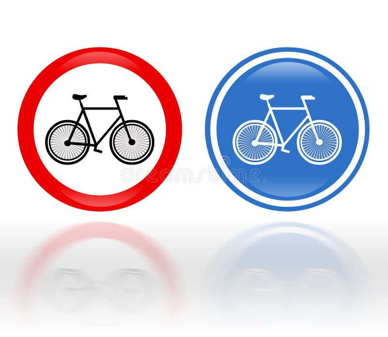 Bike road signs