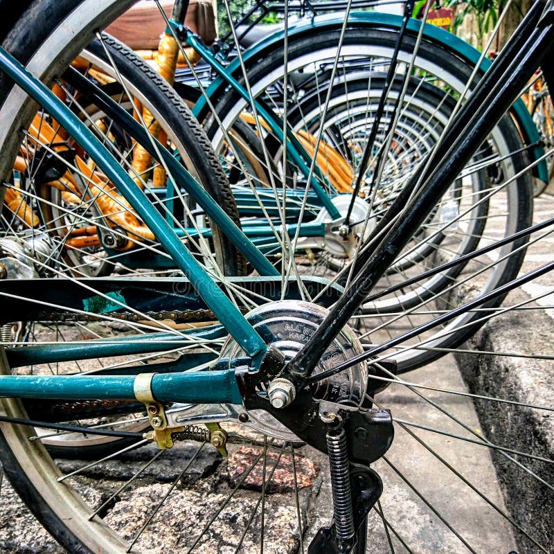 Bike spokes stock photo. Image of relaxation, ecological 38258346