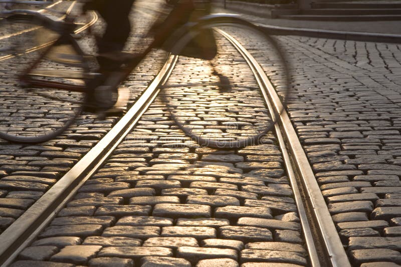 Bike and Tram Tracks