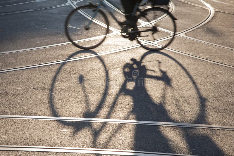 Bike with Tram Tracks