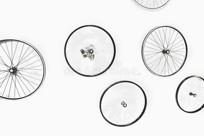 Bike Wheels Concepts and Joint Team Effort Stock Image Image of