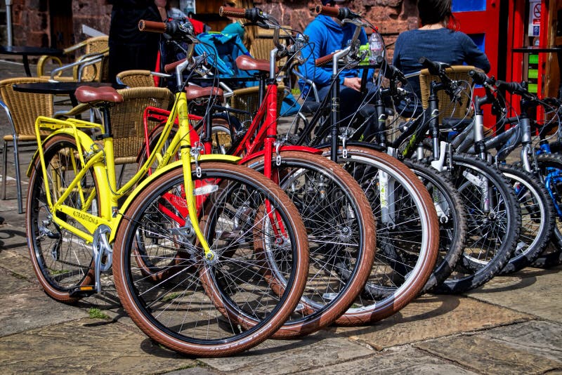 Bikes for Hire editorial image. Image of place, devon 54466315