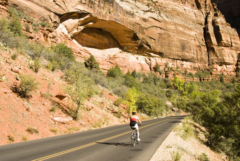 Biking in Zion