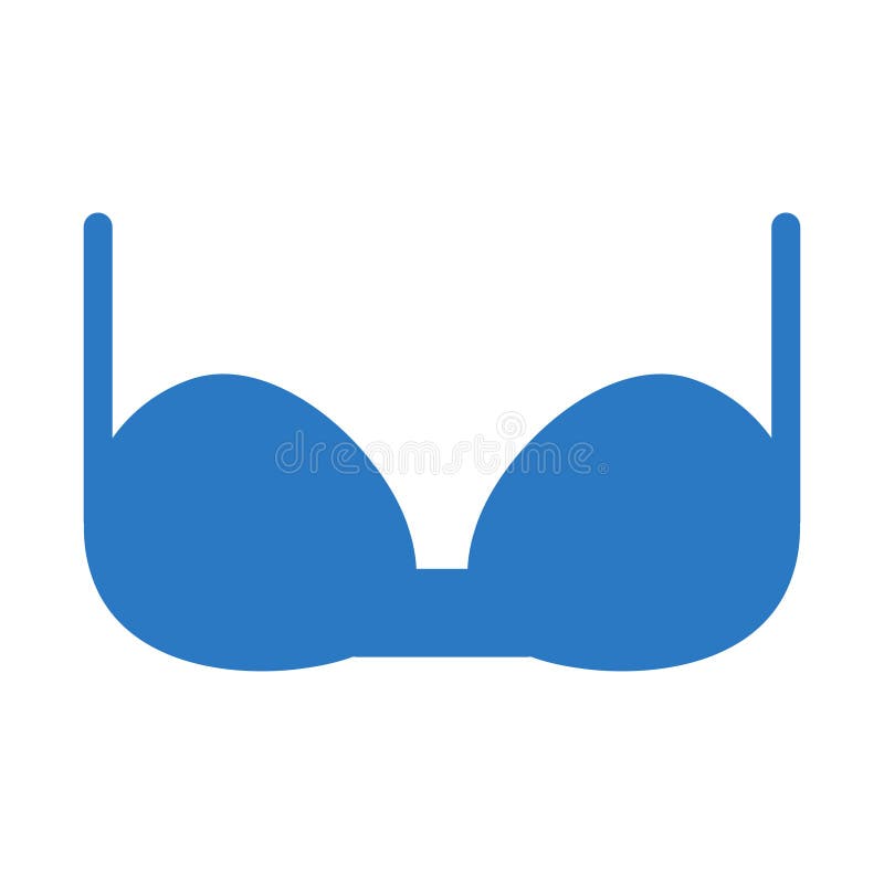 Premium Vector  A blue background with a bikini icon.