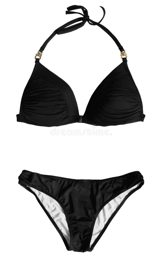Bikini nero immagine stock. Immagine di bello, elegante 38987013