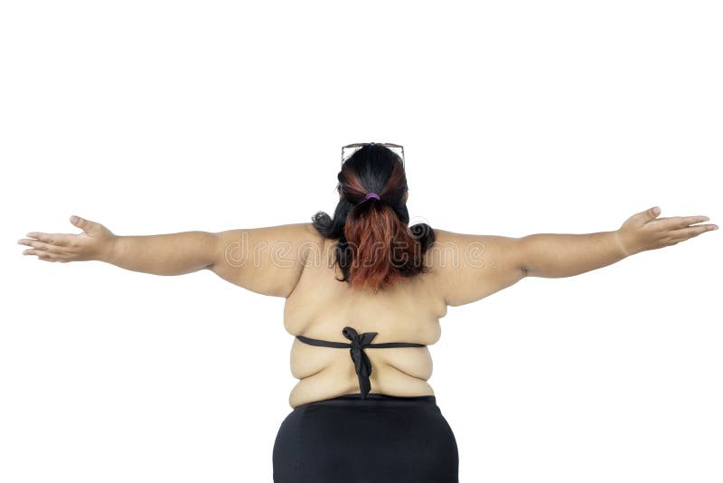 1,068 Mujer Gorda Con El Bikini En La Playa Fotos Libres de Derechos