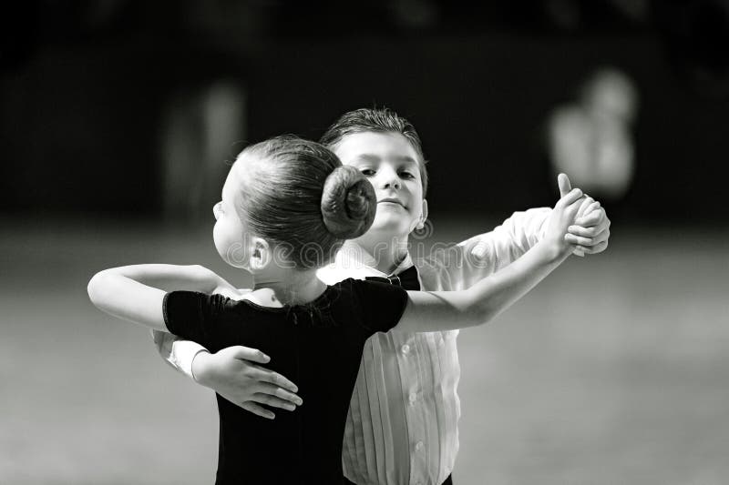 Bila Tserkva, Ukraine. February 22, 2013 International open dance sport competition Stars of Ukraine 2013. Young attractive