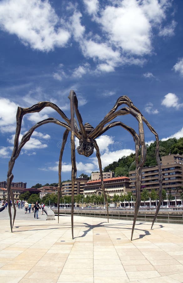 bilbao jätte- spain spindel royaltyfria foton bilbao jätte- spain spindel royaltyfria foton