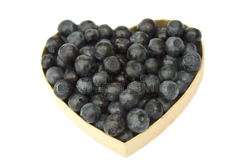 Bilberry heart stock photo. Image of bilberries, berry 10443606