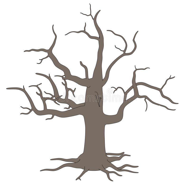 Bild des toten Baums stock abbildung. Illustration von abbildung - 38718537