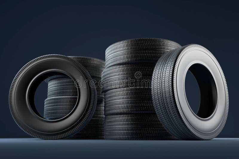 Bilden av hjulet tröttar i hög upplösning för kolonnbild för askar 3d platta stock illustrationer Bilden av hjulet tröttar i hög upplösning för kolonnbild för askar 3d platta stock illustrationer