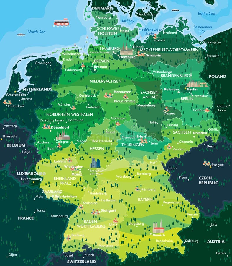 Bilden Sie Deutschland ab stock abbildung Bilden Sie Deutschland ab stock abbildung