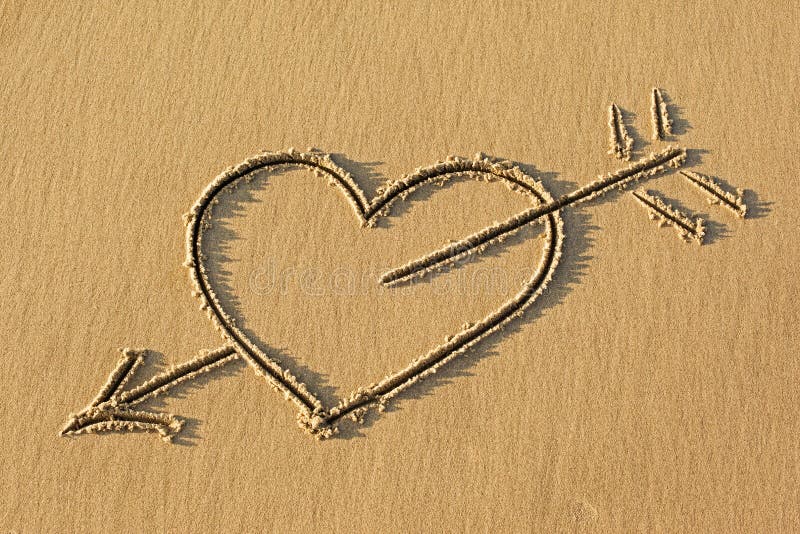 Bilder Von Herzen Im Sand Stockfoto Bild Von Herzen 62