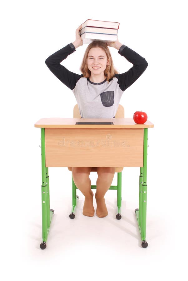 Bildungs-, Leute-, Jugendlich- und Schulkonzept - Jugendlichschulmädchen stockfoto Bildungs-, Leute-, Jugendlich- und Schulkonzept - Jugendlichschulmädchen stockfoto