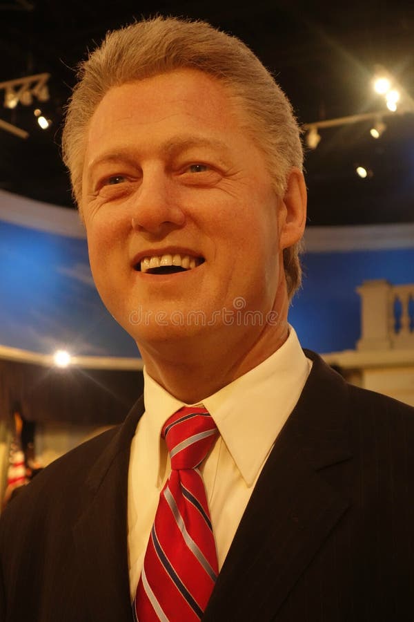 Bill Clinton Wax Figure photo stock Bill Clinton Wax Figure photo stock