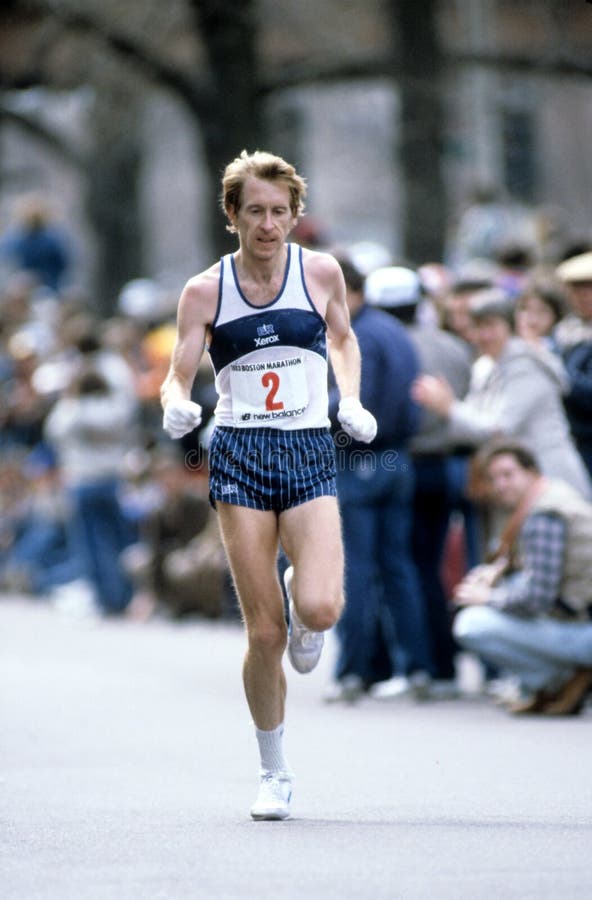 Bill Rogers Boston Marathon fotografía de archivo libre de regalías Bill Rogers Boston Marathon fotografía de archivo libre de regalías