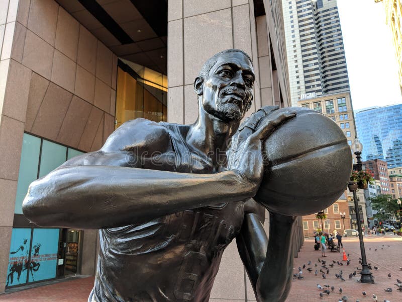 Russell Statue in London, Black and White Editorial Image Image of