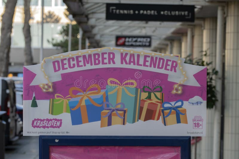 Billboard December Calendar Scratch Cards at Amsterdam the Netherlands