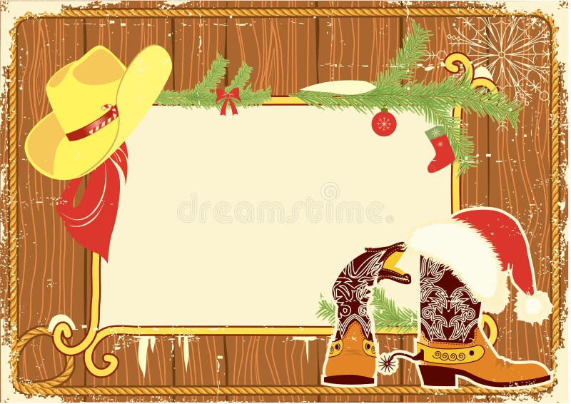 billboard inicjuje kowboj ramę royalty ilustracja billboard inicjuje kowboj ramę royalty ilustracja