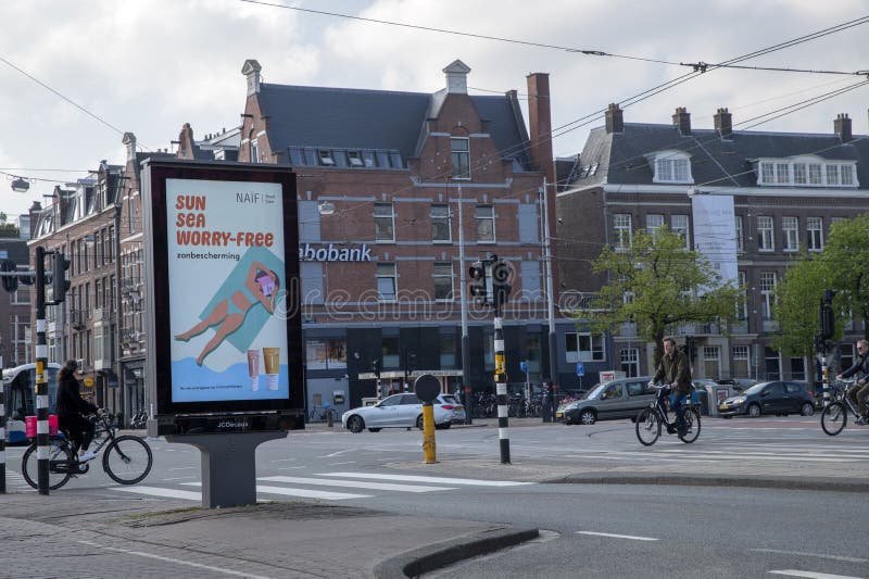 Billboard NAIF at Amsterdam the Netherlands 23-4-2022 Editorial Photo ...