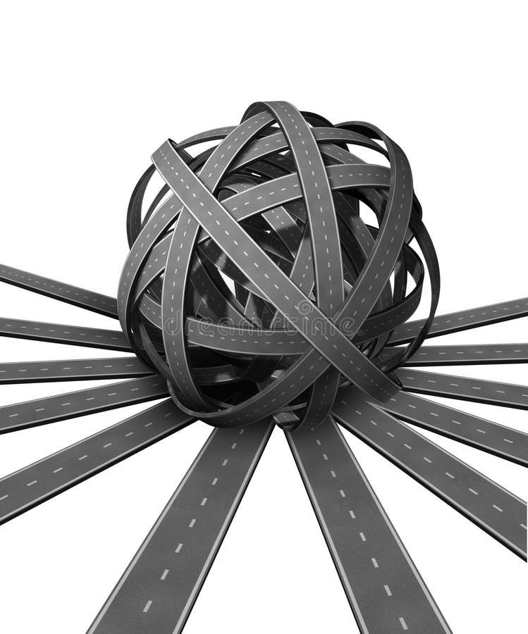 Bille de confusion illustration stock Bille de confusion illustration stock