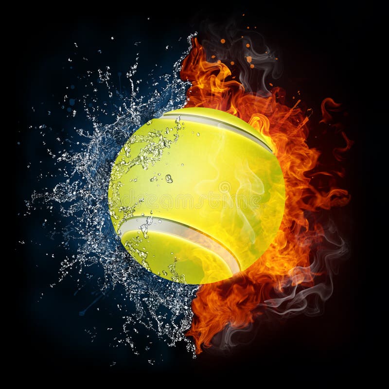Bille de tennis illustration libre de droits Bille de tennis illustration libre de droits