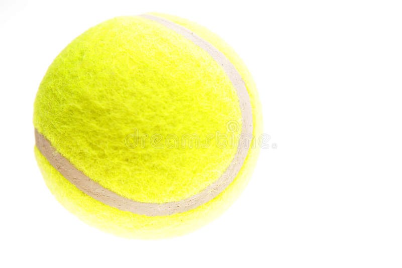 Tennis ball isolated on white. Tennis ball isolated on white