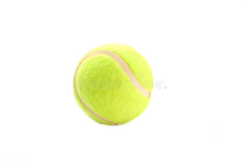 Isolated tennis ball. Isolated tennis ball