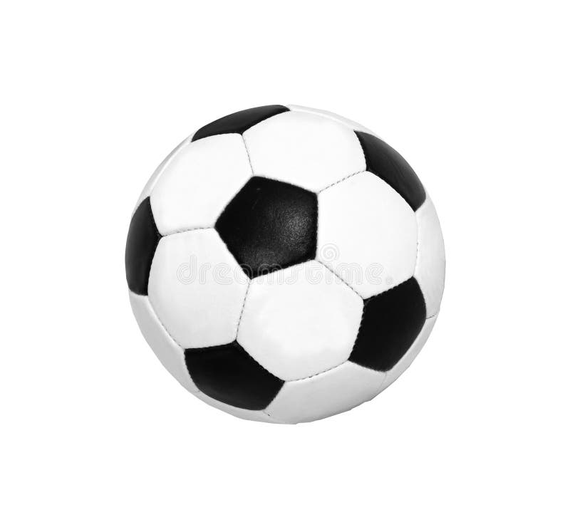 Bille du football (le football) d'isolement image stock Bille du football (le football) d'isolement image stock