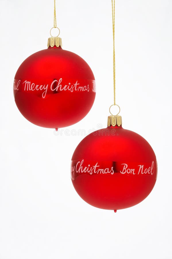 Billes d'arbre de Noël - Weihnachtskugeln photographie stock Billes d'arbre de Noël - Weihnachtskugeln photographie stock