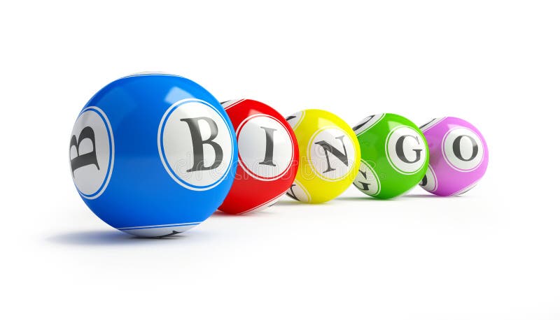 Billes de bingo-test photo stock Billes de bingo-test photo stock