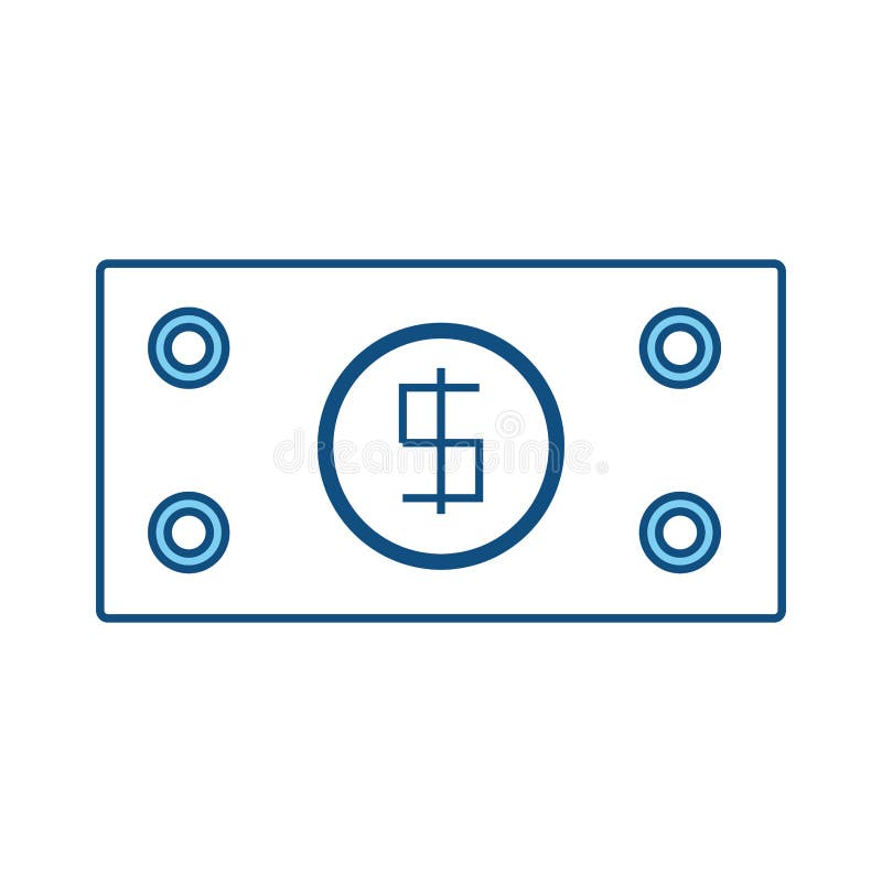 Billet money symbol vector illustration