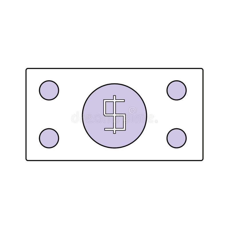 Billet money symbol stock illustration