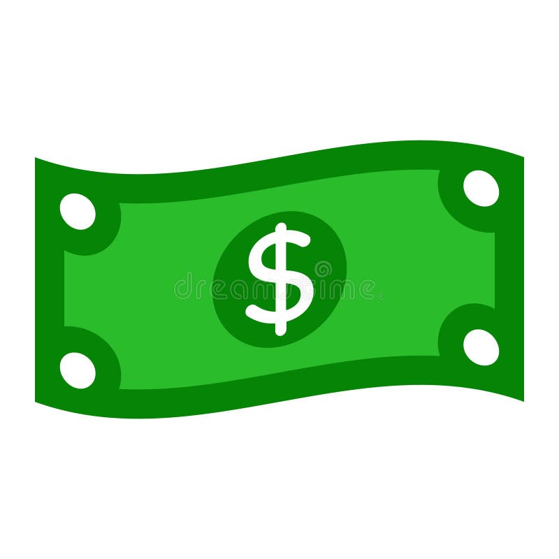 A vector illustration of an American style dollar bill. A vector illustration of an American style dollar bill