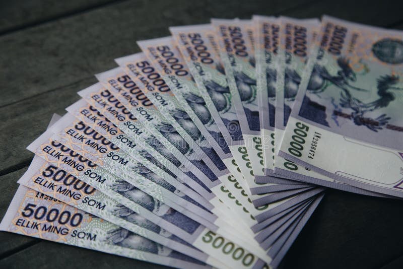 Billetes de banco del Uzbek Cincuenta mil sumas del Uzbek imágenes de archivo libres de regalías Billetes de banco del Uzbek Cincuenta mil sumas del Uzbek imágenes de archivo libres de regalías