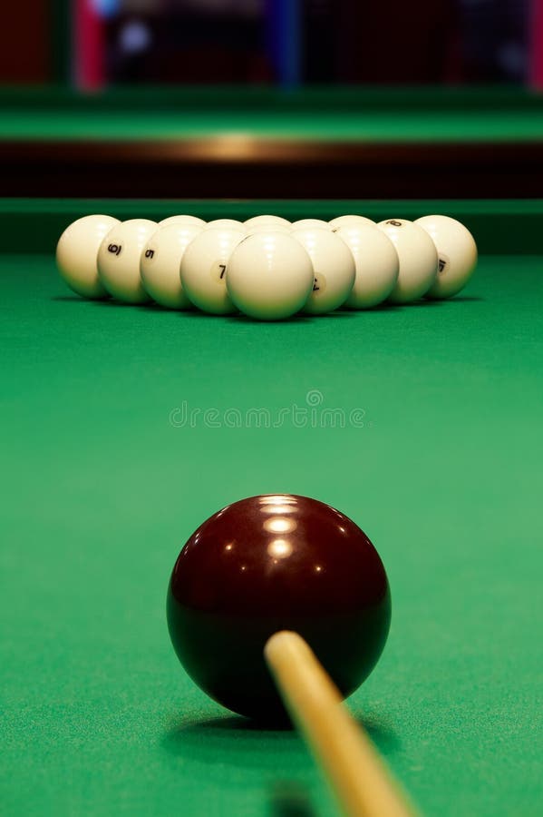 First billiard ball stock photo. Image of table, billiard 27269052