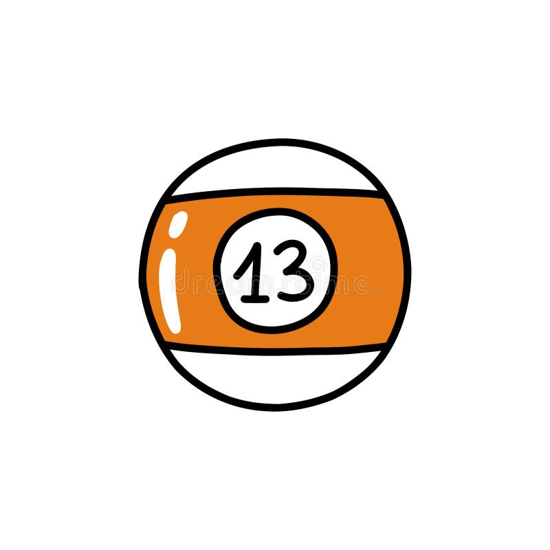 Billiard Ball Number 13 Stock Illustrations 22 Billiard Ball Number