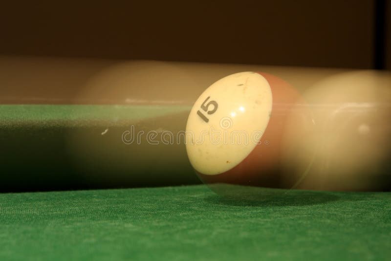 Billiard ball hit stock photo. Image of table, entertainment 7224880