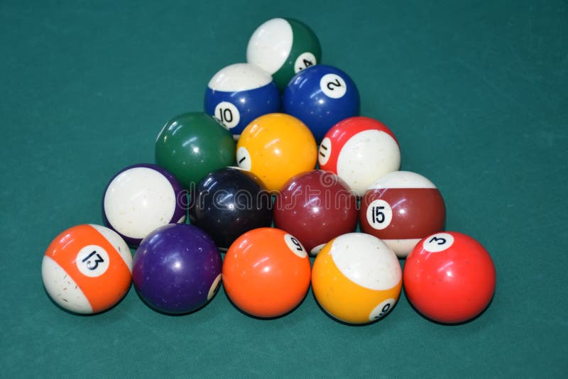 Billiard balls stock image. Image of competitive, entertainment 98772615