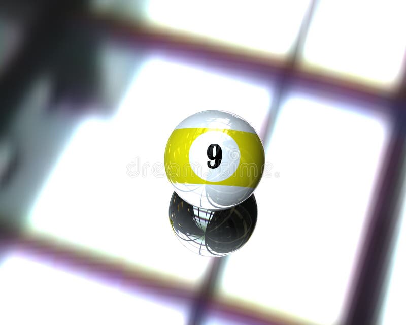 billiard balowy basen jeden royalty ilustracja billiard balowy basen jeden royalty ilustracja