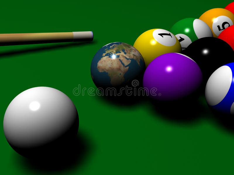billiard stock illustration. Illustration of mars 6884085