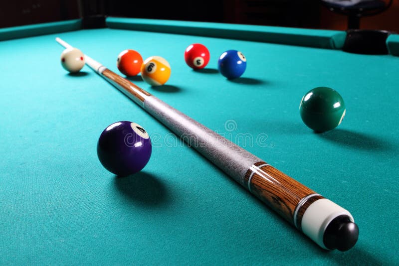 Billiard table.