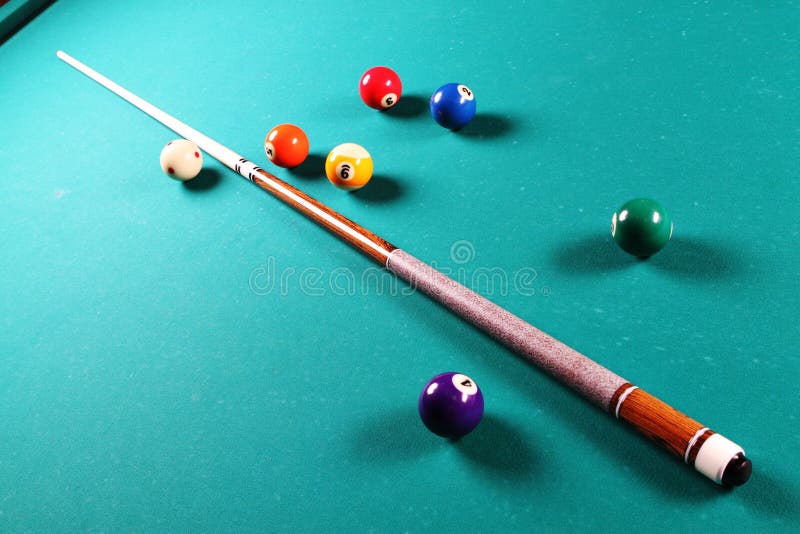 Billiard table.