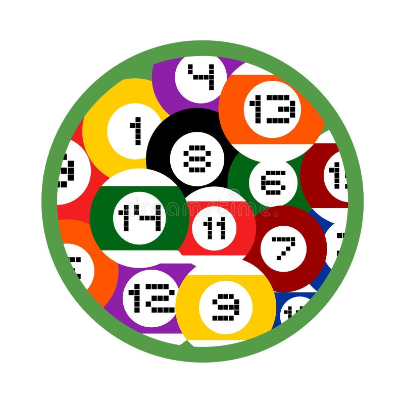 Billiards ball symbol stock vector. Illustration of design 69737069